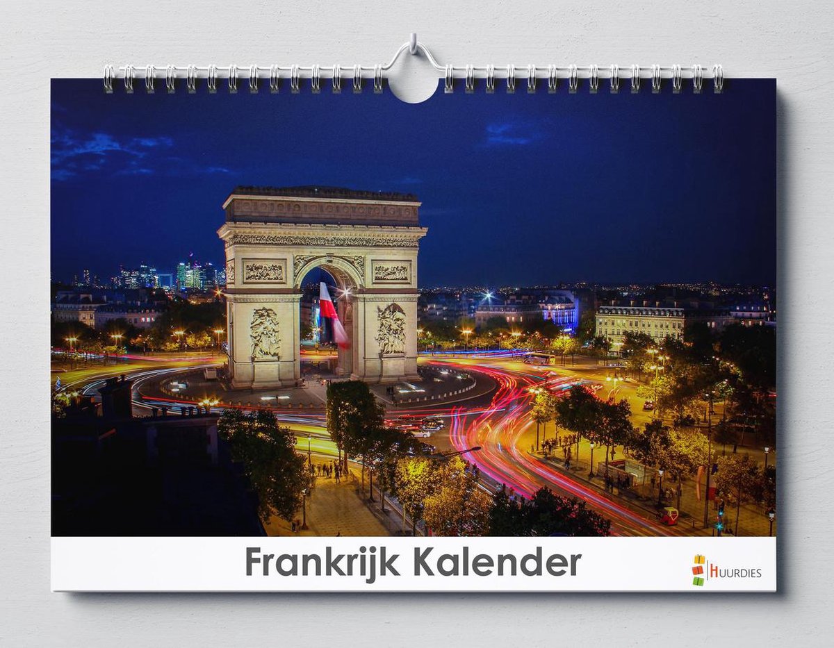 Frankrijk verjaardagskalender 35x24cm | Wandkalender | Frankrijk