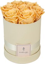 Flowerbox longlife rozen | WHITE | Medium | Bloemenbox | Longlasting roses PEACH | Rozen | Roses | Flowers