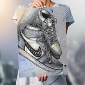 Air Jordan 1 art print (50x70cm)