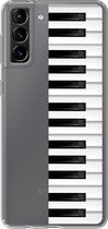 Samsung Galaxy S21 Plus - Smart cover - Transparant - Piano