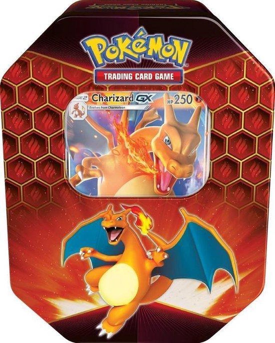 bol.com | Pokemon TCG Hidden Fates Tin Box Charizard GX | Games