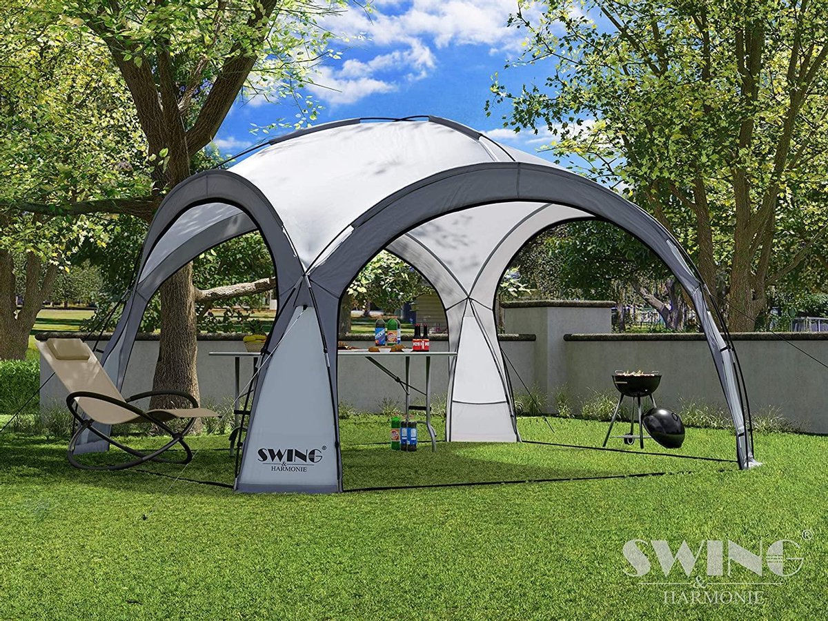 Tente de fête LED Monkey's Swing & Harmonie - Pavillon de jardin avec  panneau solaire... | bol.com