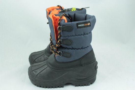 Bottes de neige pour femme garçons d / bleu-orange