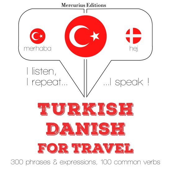 Türkçe - Danca: Seyahat için - cover