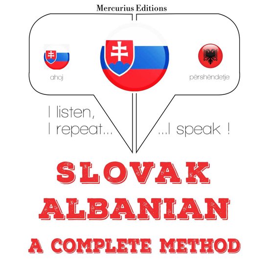 Slovenský - albánčina: kompletná metóda - cover