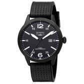 Olympic OL72HZL001 Rugby Horloge - Leer - Zwart - 45mm