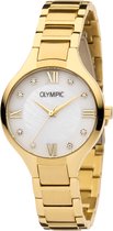 Olympic OL88DDD005 Capri Horloge - Staal - Goudkleurig - 32mm