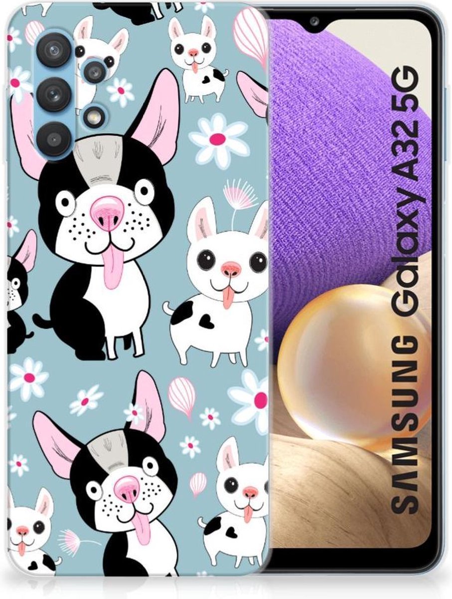 Samsung Galaxy A32 5G TPU Hoesje Hondjes