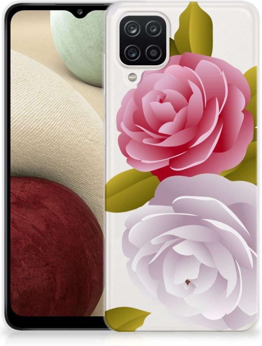 TPU Hoesje voor Samsung Galaxy A12 TPU Case Roses