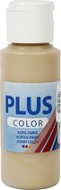 Plus Color Acrylverf, dark beige, 60 ml/ 1 fles