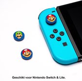 Gadgetpoint | Nintendo Switch & Lite | Gaming Thumbsticks | 1 Set = 2 Thumbgrips | Mario/Luigi