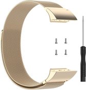 Luxe Milanese Loop Armband Geschikt Voor  Garmin Forerunner 35/30/35J/30J Horloge Bandje - Metalen iWatch Milanees Watchband Polsband - Stainless Steel Mesh Watch Band - Horlogeban