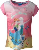 Frozen T-shirt Anna en Elsa maat 116