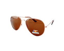 Piloten Zonnebril Heren Dames - Gepolariseerd Polariserend - Goud - Bruin