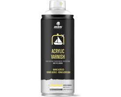 MTN Pro Acryl Vernis - Hoogglans afwerking 400ml - canvas, textiel, metaal, hout en glas.