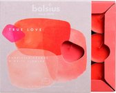 Bolsius Geurtheelichten "True love" Sunkiss Orange & White Flowers 18 Stuks - Valentijn - Sfeer - Decoratie - Theelichten - Kaarsen.