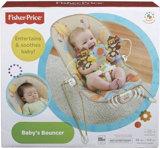 Wipstoeltje Fisher Price Baby Ligstoel - wipstoel met trilfunctie