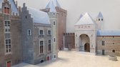 Modelbouw: Kasteel Sandenbergh, Veere, bouwplaat / schaalmodel in karton, schaal 1/125