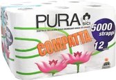 Pura Compatta Toilet Paper 12 Rolls