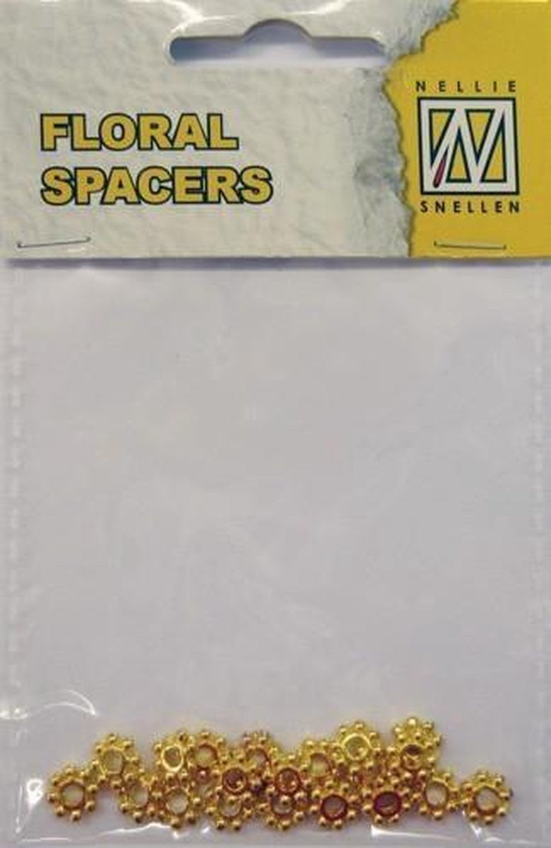 FLP-SP-011 Floral Spacers (Goud-20 stuks) - kraaltjes