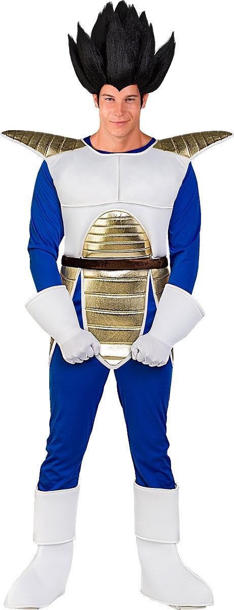 FUNIDELIA Vegeta kostuum Dragon Ball voor mannen - Maat: M - Blauw