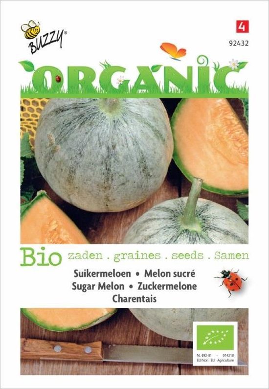 Organic Meloenen Charentais - inh.: 0.5 gram