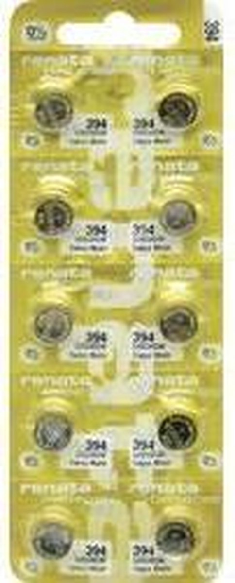 Renata Knoopcel 394 1.55 V 10 stuk(s) 84 mAh Zilveroxide 394.MP-E
