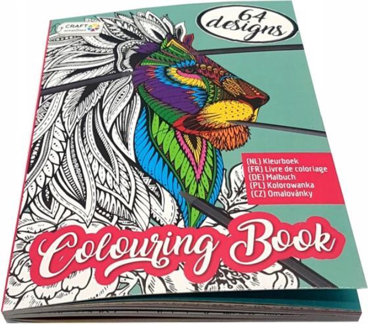 Craft Sensations Livre de coloriage pour adulte avec 10 crayons de