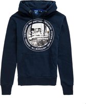 Superdry Heren Vintage Logo NYC hoodie met fotoprint