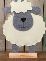 Vensterdeco schaap 51 cm VILT