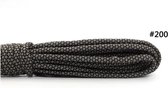 Allesvoordeliger Paracord Zwart/Wit 5 meter - touw