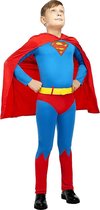 FUNIDELIA Klassiek Superman kostuum - 7-9 jaar (134-146 cm)
