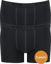 Sloggi Men 24/7 Short - heren boxers (2-pack) - zwart - Maat: XXL