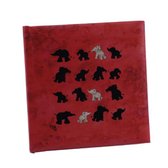 Blancobook - Notitieboek - Poeziealbum - Olifant Rood - Gratis Verzonden