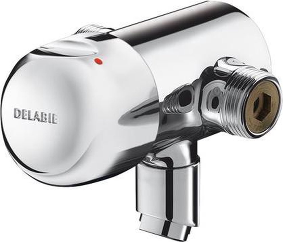 Delabie TEMPOMIX zelfsluitende wastafelkraan muurmodel mengkraan waterbesparend 7 sec 3456330008006