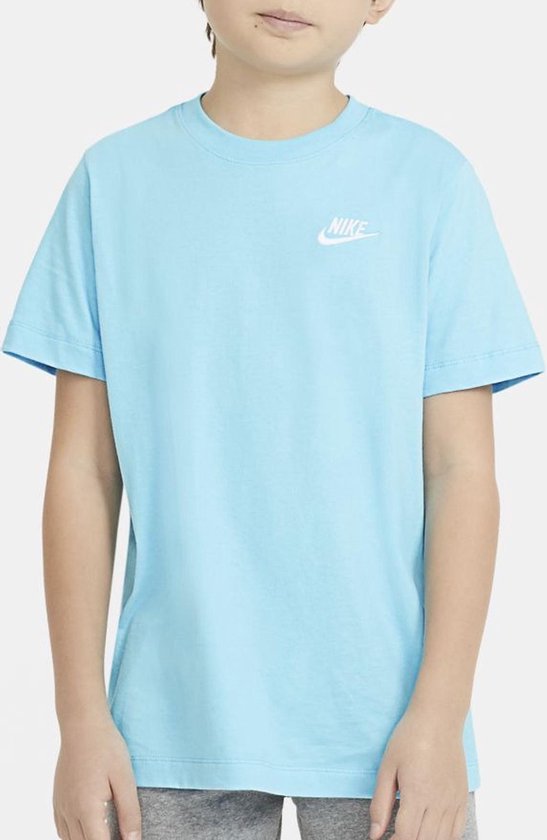 Nike Nike Sportswear Futura T-shirt - Unisex - lichtblauw | bol.com