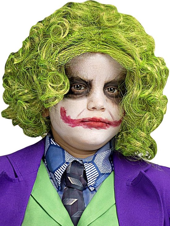 Christchurch Attent Macadam FUNIDELIA Joker pruik voor jongens Superhelden - Groen | bol.com