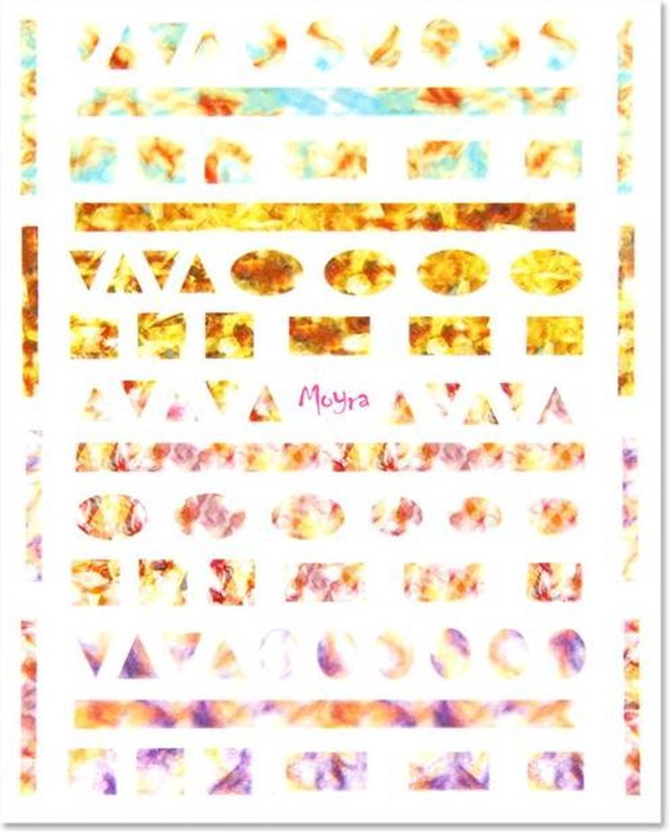 Goedkoopste Moyra Nailart Nagel Sticker MatricaNo.06