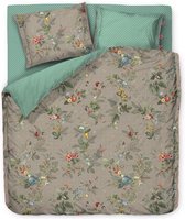 PiP Studio Fall In Leaf Dekbedovertrek - Tweepersoons - 200x200/220 cm - Khaki