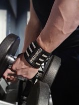 Gymlegion Wrist Wraps - Krachttraining - polsbrace - polsband - zwart/wit