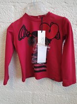 T-Shirt Chic -Microbe -Rood - Maat 86-92