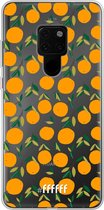 6F hoesje - geschikt voor Huawei Mate 20 -  Transparant TPU Case - Oranges #ffffff