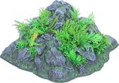 Boon aqua deco landscape rots met planten corner, 24x12 cm.