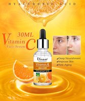 Vitamine C  Gezicht Serum | Hyaluronzuur |Pigmentvlekken | Acne | Puisten | Huid | Egaal | Stralend | Vitamine C |Vitamine E|Man| Pigment| Huidverjongend | Huidverjonging | Collage