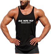 Tank top - stringer - one more rep - fitness - bodybuilding - krachttraining - large