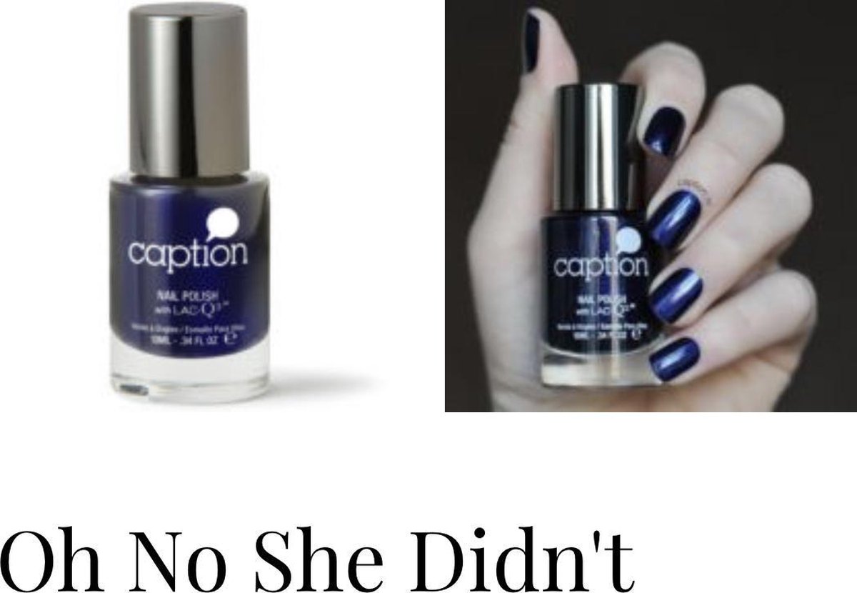 Goedkoopste Caption Nagellak 054- Oh no she didn't - donkerblauw