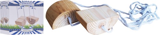 Loopklossen gemaakt van hout - 12x7cm