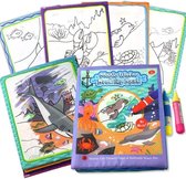 Magische Water Kleurboek voor Kinderen Zeedieren Dik - Kleuren met Water - Magic Pen Tekenboek - Hobbypainting.nl®