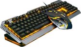 Gamdias- Gaming Toetsenbord- Gaming Keyboard- Mechanisch- Toetsenbord En Muis - Combo Set- Computer- Accessoires- Qwerty- Mechanische Toetsen- Aluminium-Backlit