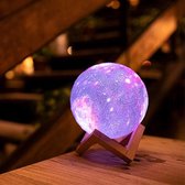 Huned | Galaxy lamp | Space lamp | 15cm lamp | RGB | Led touch | Planeet lamp | Nachtlamp | Tafellamp | Sfeerverlichting